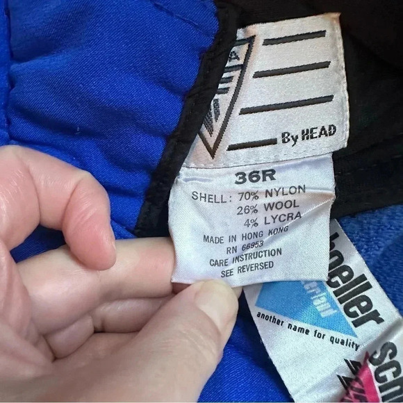 Vintage 80’s Schoeller of Switzerland Wool Blend Ski Pants 34x31 - Picture 6 of 11